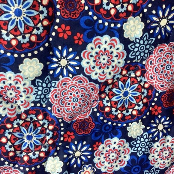 NWT Americana Hand Crafted Large Lap Quilt in Red, White and Blue - Picture 12 of 15